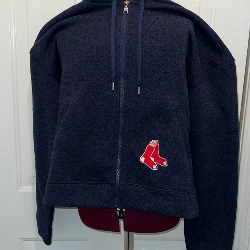 Red Sox Women's Navy Performance Jacket with Red Sox Logo